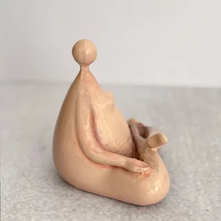 مجسمه یوگا چاق
